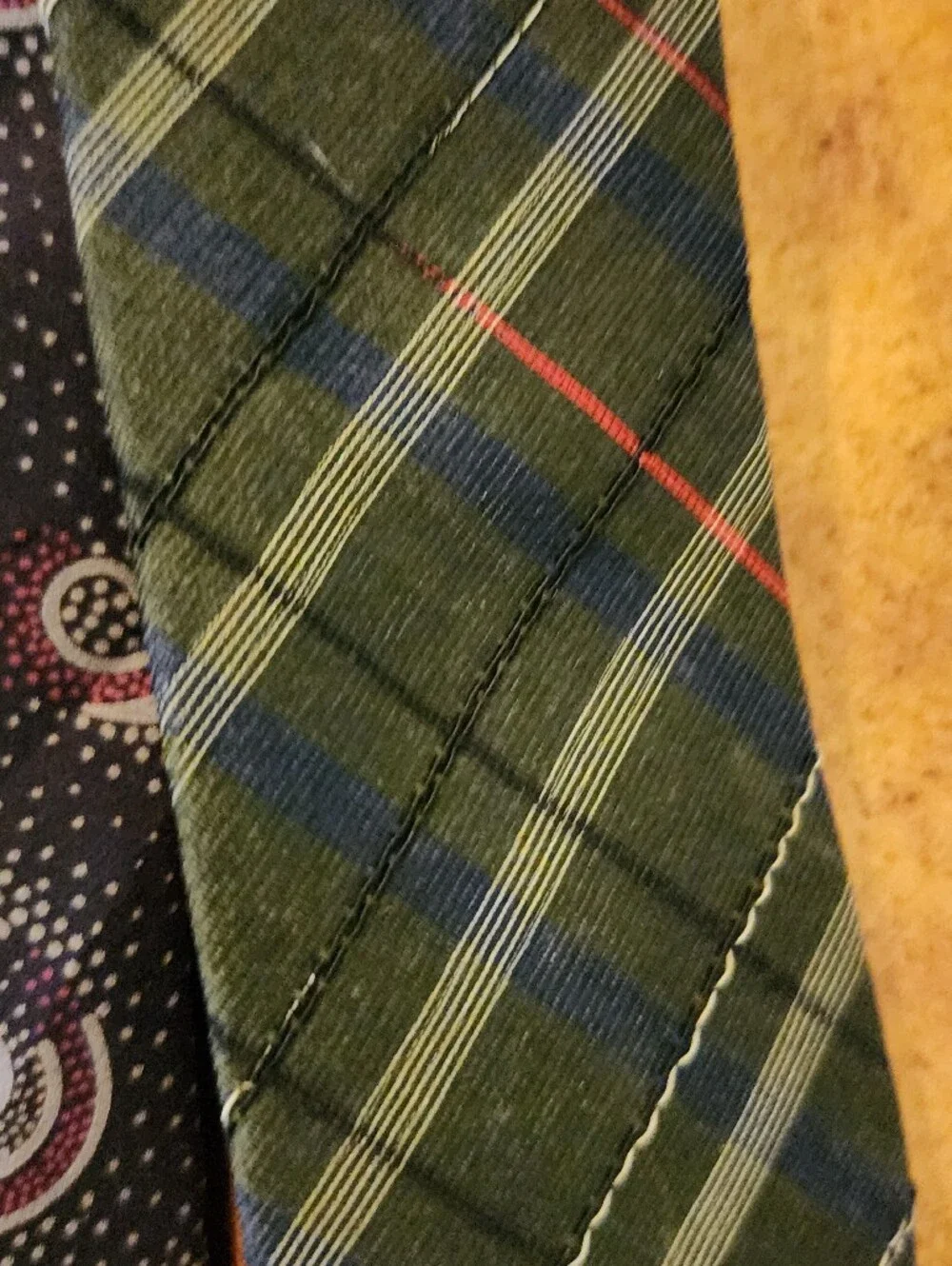 4pc Men’s Silk Tie Lot Nordstrom Don Loper Van Heusen Vintage Metcalf Cravats